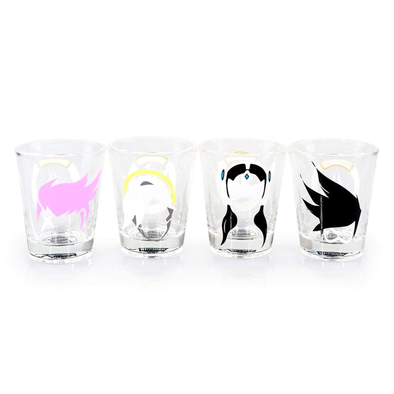 Overwatch Shot Glass Set, 4-Pack, Clear