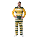 Green Bay Packers Men's Crewneck "Ugly Sweater" Pajamas