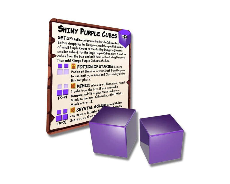 Dungeon Drop Shiny Purple Cubes