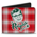 A Christmas Story Ralphie Smiling Face Bi-Fold Wallet