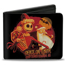 Nightmare Before Christmas Jack Skellington & Sandy Claws Bi-Fold Wallet