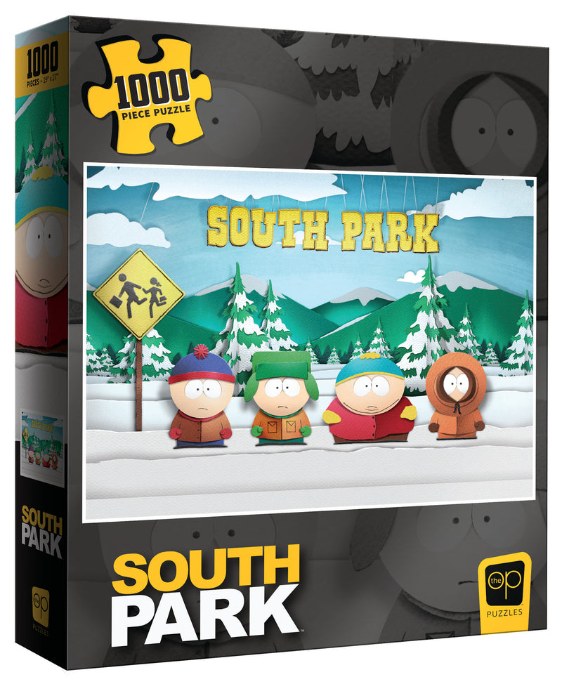 South Park "Paper Bus Stop" Jigsaw Puzzle, 1000-Pieces