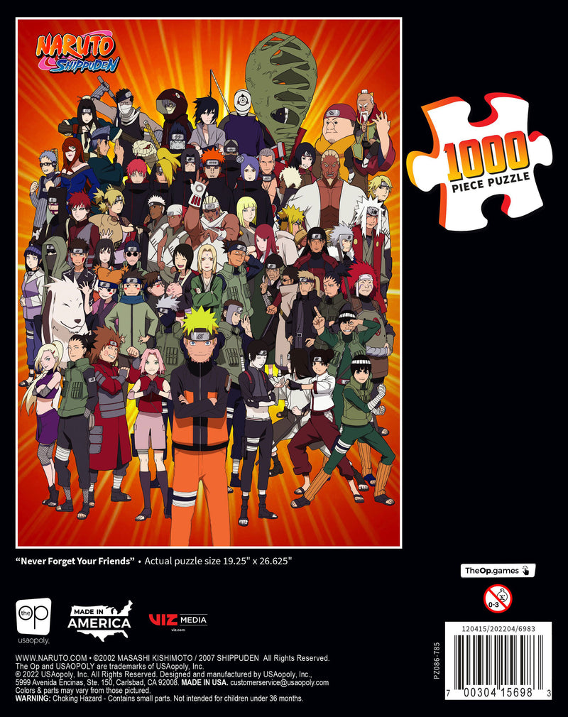 Naruto "Never Forget Your Friends" Jigsaw Puzzle, 1000-Pieces