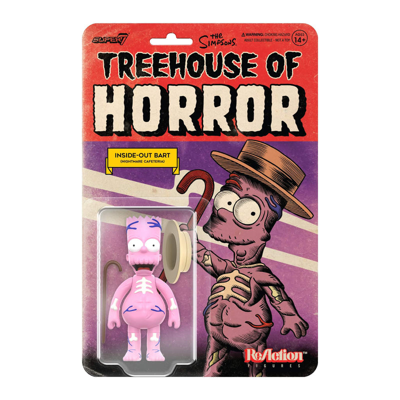 The Simpsons Treehouse of Horror Inside-Out Bart 3" ReAction Figure
