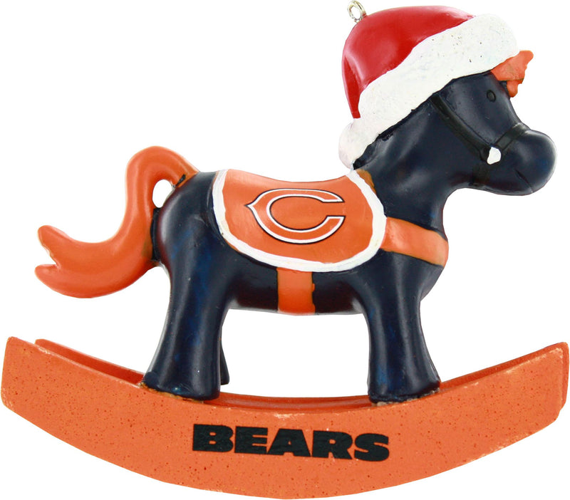 Chicago Bears Resin Rocking Horse Ornament