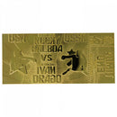 Rocky IV Limited Edition 24K Gold Plated Ticket