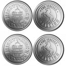 Rocky Coaster Set | 4 Metal Coasters