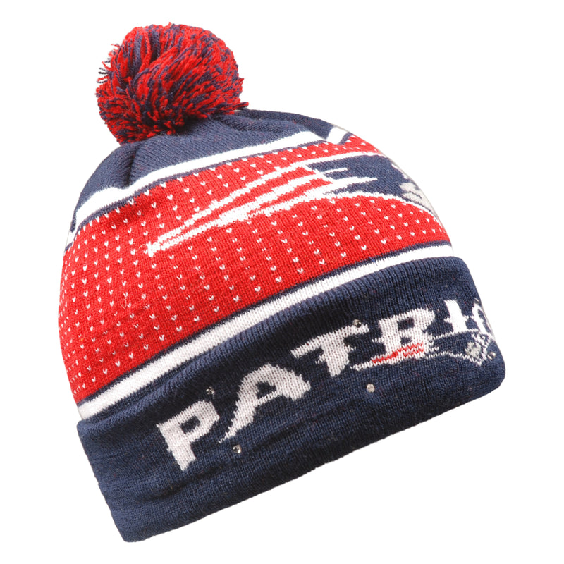New England Patriots Big Logo Light Up Knit Hat