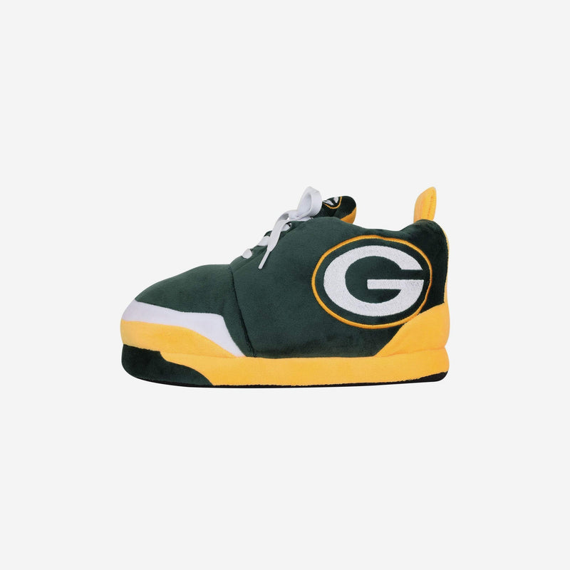 Green Bay Packers Youth Plush Sneaker Slipper