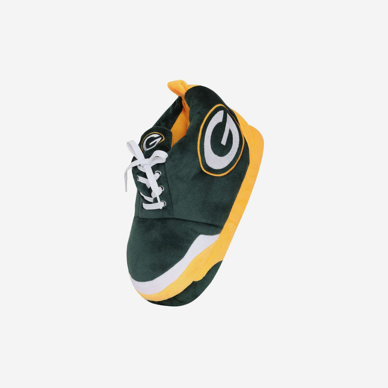 Green Bay Packers Youth Plush Sneaker Slipper