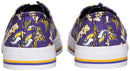 Minnesota Vikings Women's Low Top Repeat Print Canvas Shoes