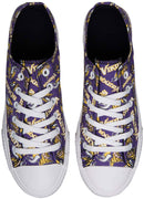Minnesota Vikings Women's Low Top Repeat Print Canvas Shoes