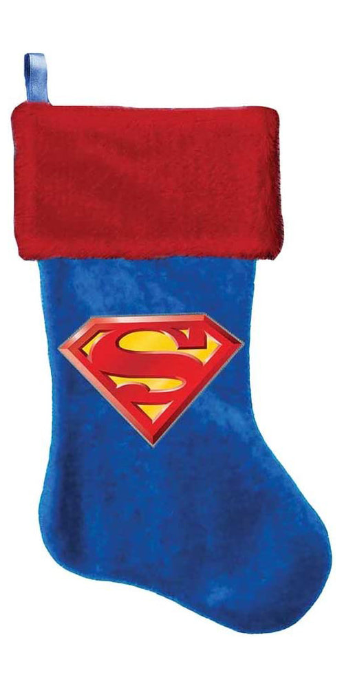 Superman Plush Emblem Stocking