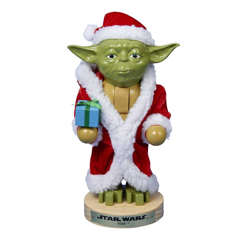 Star Wars Yoda in Santa Robe 9" Nutcracker