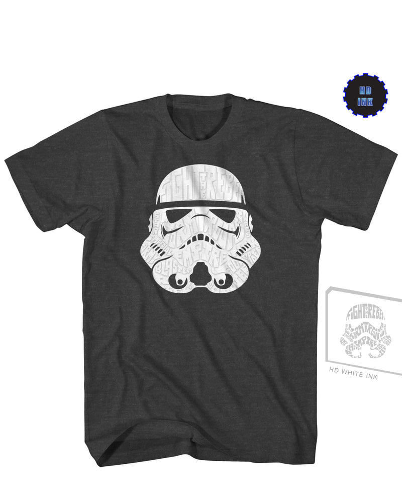 Star Wars Stormtrooper Clone Dome Men's Charcoal Heather Shirt