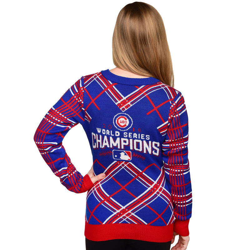 Chicago Cubs 2016 World Series Champions Women's Sweater