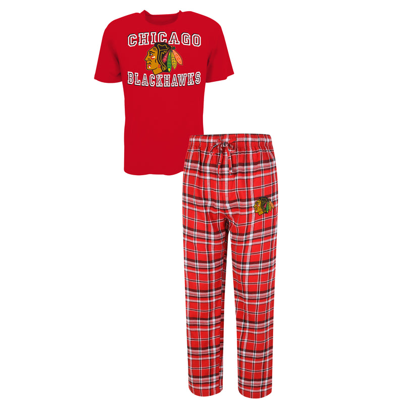 Chicago Blackhawks Tiebreaker Men's Pajama Set