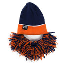 Tailgate Barbarian Beard, Navy/Dark Orange