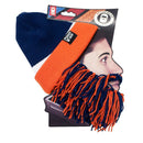 Tailgate Barbarian Beard, Navy/Dark Orange