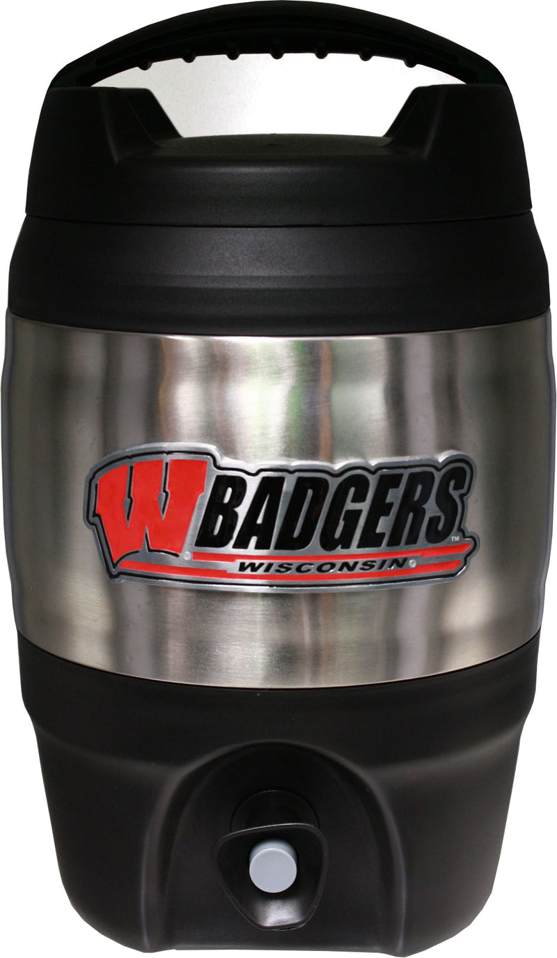 Wisconsin Badgers 1 Gallon Tailgate Jug with Push Button Spout