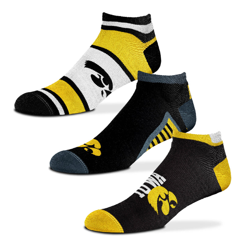 Iowa Hawkeyes Show Me The Money! Ankle Socks, 3-Pack