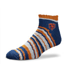 Chicago Bears Muchas Rayas Women's Short Sleep Socks, One Size