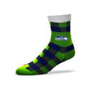 Seattle Seahawks Buffalo Plaid Slipper Socks, One Size
