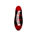 Wisconsin Badgers Buffalo Plaid Slipper Socks, One Size