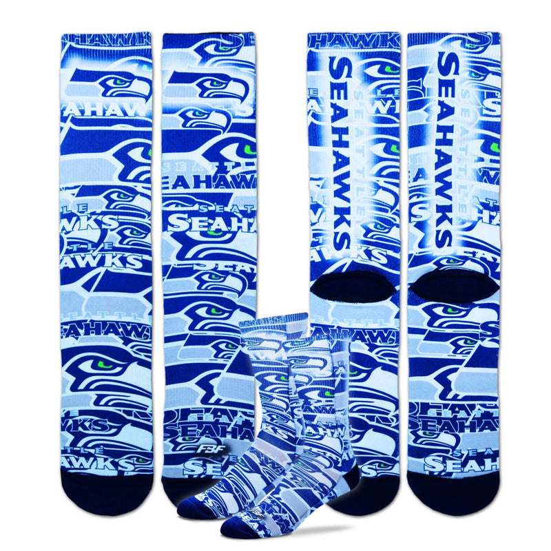 Seattle Seahawks Montage Promo Socks