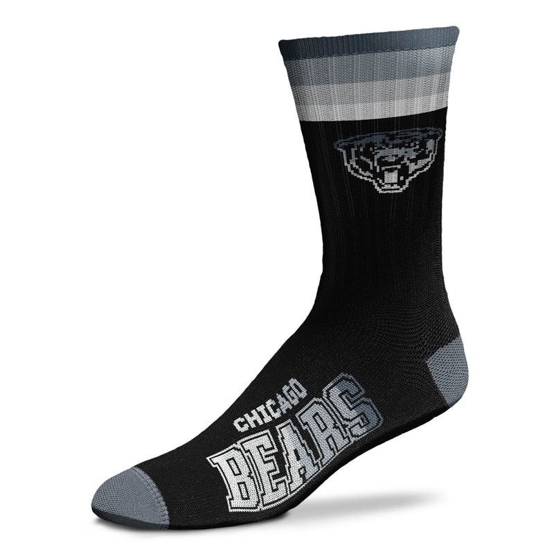 Chicago Bears Platinum Deuce Men's Crew Socks