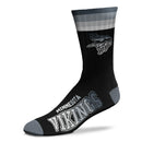 Minnesota Vikings Platinum Deuce Adult Crew Socks