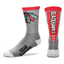 Chicago Blackhawks Cool Grey Jump Key Socks, Large