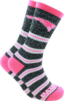 New England Patriots Melange Stripe Socks, Women's
