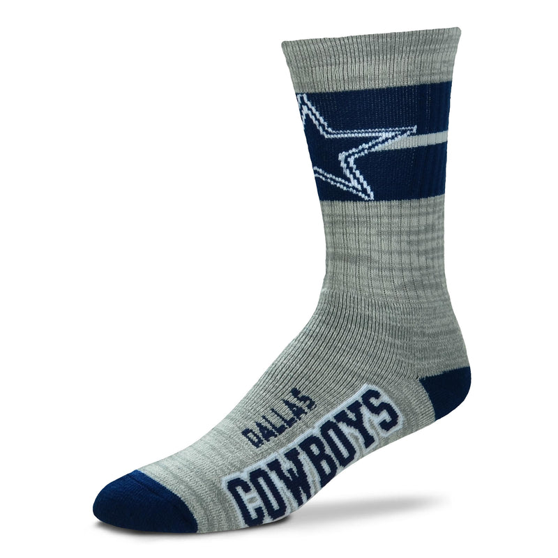 Dallas Cowboys Deuce Band Crew Socks