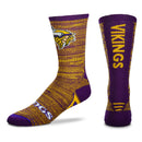Minnesota Vikings Jump Jolt Crew Socks, Large (Men's 10-13)