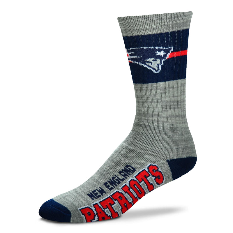 New England Patriots Deuce Band Crew Socks