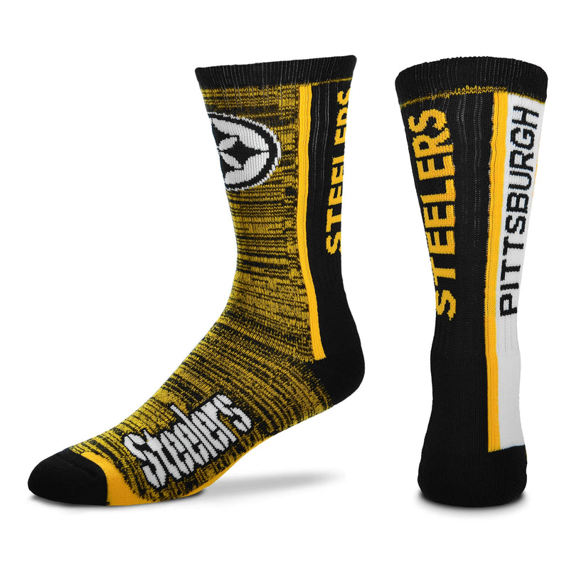 Pittsburgh Steelers Bar Stripe Vert Socks