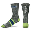 Seattle Seahawks Quad Promo Adult Crew Socks