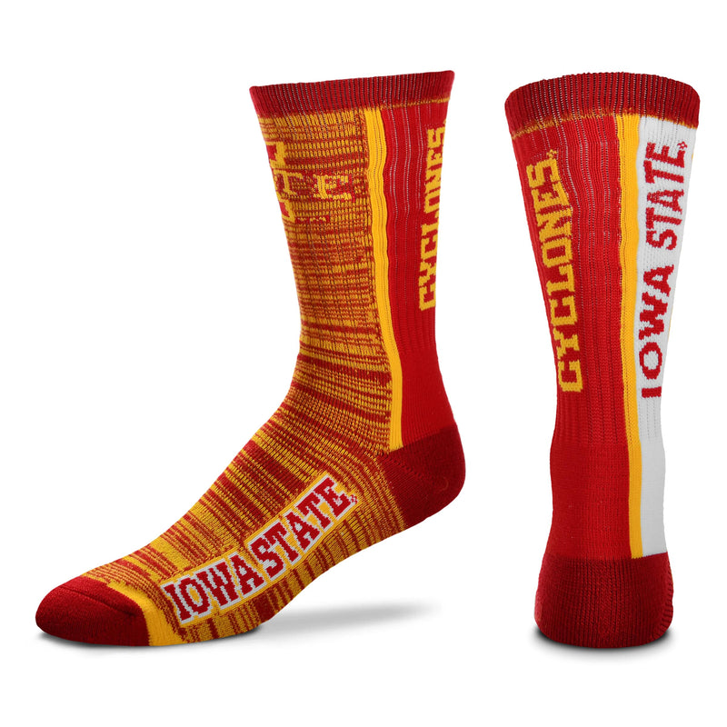 Iowa State Cyclones Bar Stripe Vert Socks