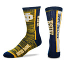 Notre Dame Fighting Irish Bar Stripe Vert Socks