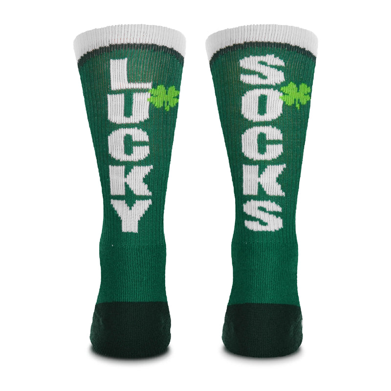 Chicago Bears 4 Leaf Clover Luck V-Curve Socks