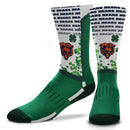 Chicago Bears 4 Leaf Clover Luck V-Curve Socks