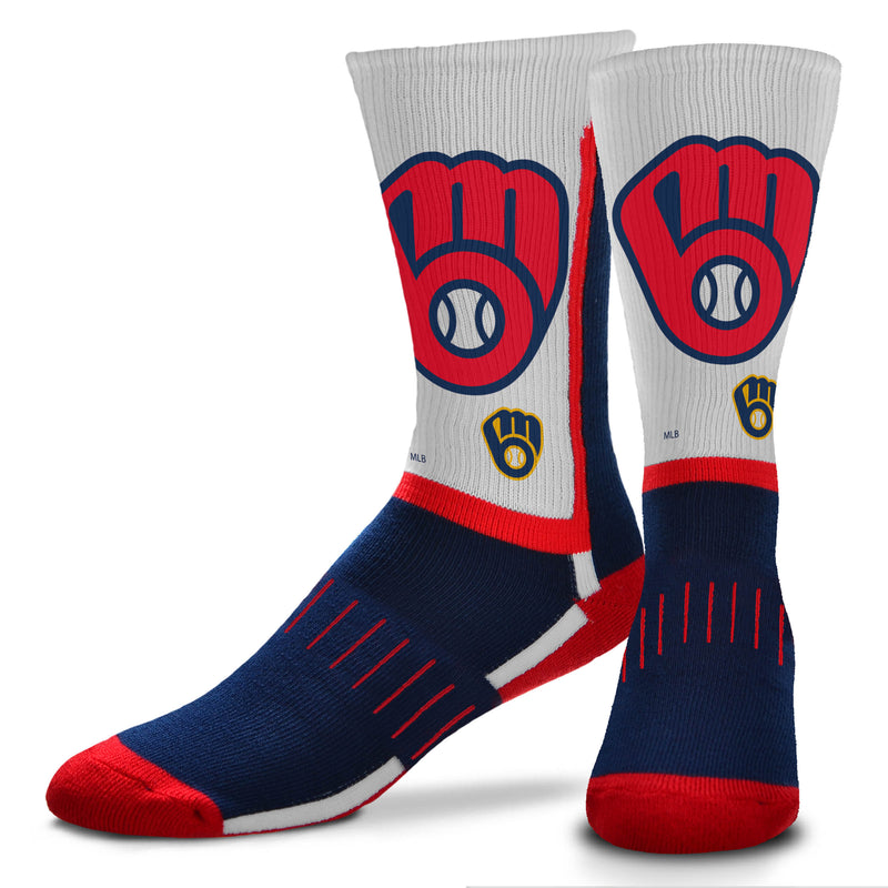 Milwaukee Brewers Red, White, and Blue Patriotic Star Socks