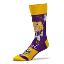 Minnesota Vikings Flag Promo Adult Crew Socks