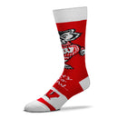 Wisconsin Badgers Flag Promo Crew Socks