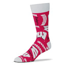 Wisconsin Badgers Wall to Wall Socks, One Size