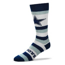 Dallas Cowboys Pro Stripe DST Adult Crew Socks, Adult One Size