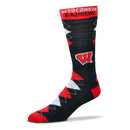 Wisconsin Badgers Fan Nation Socks, Large