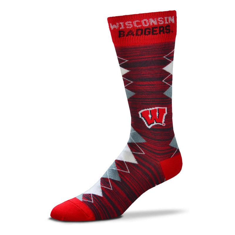 Wisconsin Badgers Fan Nation Socks, OSFM