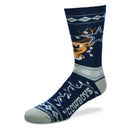 Dallas Cowboys Sweater Stripe Men's Holiday Socks